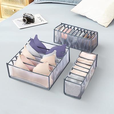 China Viable Awopzzy Washable Panties Underwear Foldable Bra Bangs Compartment Mesh Storage Bins for sale