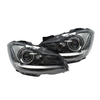 China Shaliyuan OEM HID car headlight for Mercedes-Benz C class W204 2012 2013 2014 front headlight 80*40*40 for sale