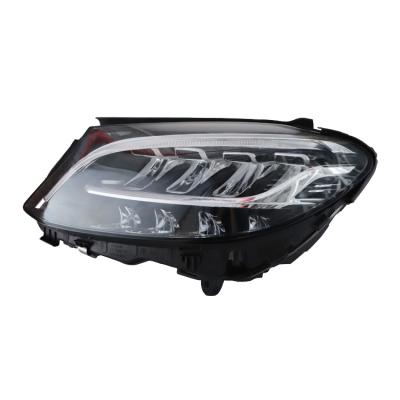 China Auto lighting system used original headlight for 2019 Genuine Mercedes Benz C class W205 facelift LED headlight 80*40*40 for sale