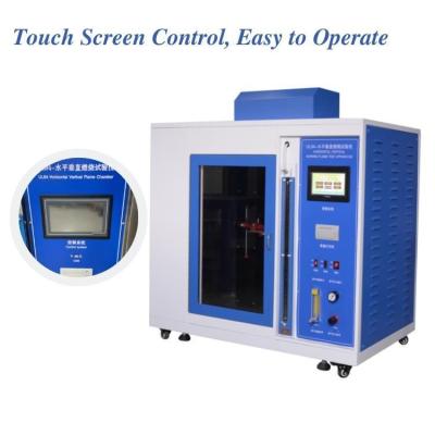 China Touchscreen UL94 Electronic Flame Test Chamber Equipment For Plastic Package for sale