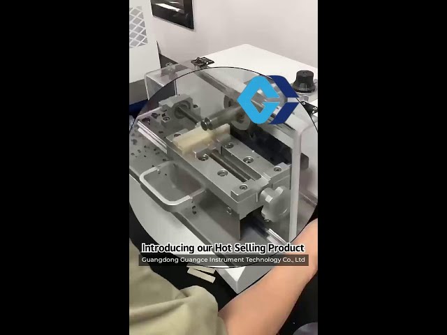 woodworking power sample v notch cutter machine for plastic testing