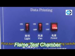 laboratory ul94 flame test apparatus combustion chamber tester for plastic