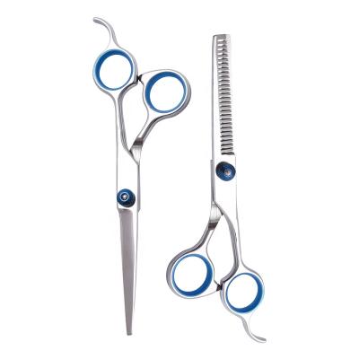 China Thinning Scissors 6inch Hair Scissors JP Steel Hair Cutting Scissors Thinning Shears Hairdressing Scissors Blue Screw for sale