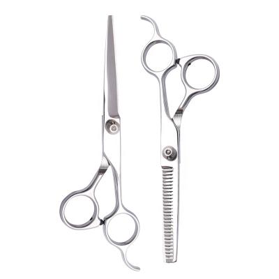 China Thinning Scissors 6inch Hair Scissors JP Steel Hair Cutting Scissors Thinning Shears Hairdressing Scissors Silver Screw for sale