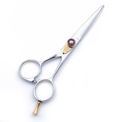 China Right Handed Scissors 5.5 Inch 440C Stainless Steel Salon Barber Haircut Hair Cutting Scissor Japanese Shear for sale