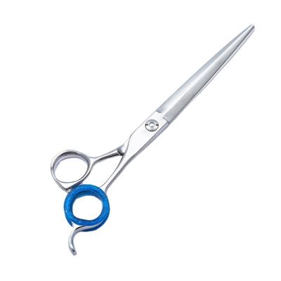 China 7 Inch Japanese Dog Grooming Scissors Right Handed Pets 440C Stainless Steel Hair Cutting Scissors for sale