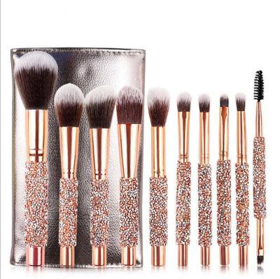 China Wholesale High Quality Bling Luxury Professional Cosmetic Skin Friendly Make Up Kit Makeup Brush Set for sale