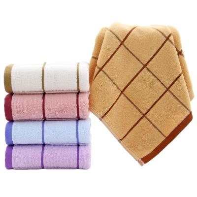 China Sustainable Wholesale Soft Reusable 100% Spa Sport Skin Hand Cotton Face Towel Hotel for sale