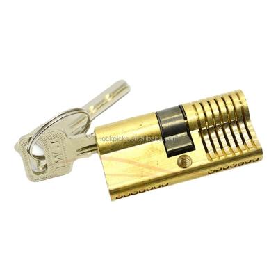 China Civil Locksmith Training Skills Factory Price Airplane Kaba Practice Lock Transparent Padlock Tools for sale