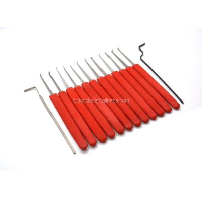 China High Grade Stainless Steel Lock 12pcs Single Hook Price Best Pick Set Locksmith Tools Locksmith Supplies for sale