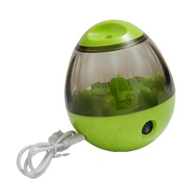 China Wholesale Viable Food Tumbler Egg Shape Dog Slow Feeder Improve IQ Interactive Treat Dog Toy Dispensing Tumbler for sale