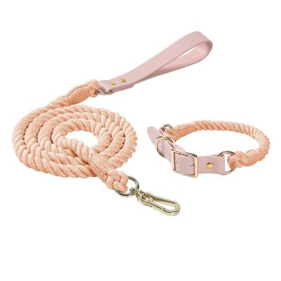 China Durable Genuine Leather Strong Rope Padded Economic Printed Extending Handle Dog Roll Dog Leash For Dog for sale