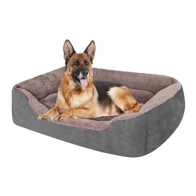 China 2022 Customized Washable Luxury Colors Travel Customized Washable Removable Memory Foam High Soft Dog Bed for sale