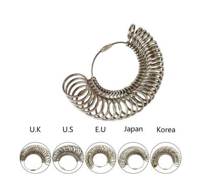 China Jewelry Tool Finger Ring Alloy Metal Meter Gauge Tools Measuring Size For Jewelry Tools For or EU HK Japan Korea US UK for sale