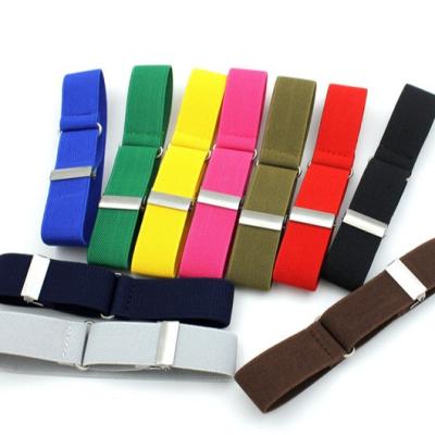 China Adjustable Elastic Strap Shirt Sleeve Garter Strap Arm Band Sleeve Cuff Holder Elastic Cuff for sale