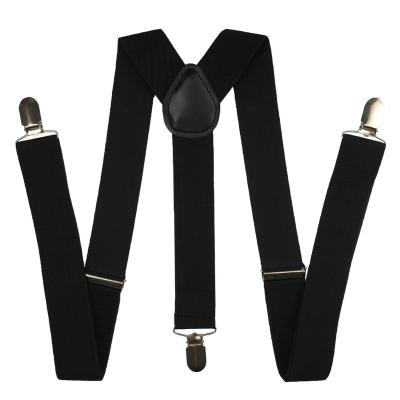 China Style Service Adjustable Work Clip Shirt Men's Suspender 3.5cm Suspender Extra Durable for sale