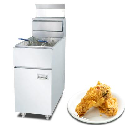 China Fast Food Restaurant Potato Chips Cooking Fryer, Industrial Digital Electric Fryer, Single Cylinder Double Net Fryer, Tornado Potato Fryer for sale