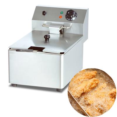 China Commercial Frying Chicken Kitchen Equipment Stainless Steel Gas Fryer Potato Chips Fried Chicken Equipment Fast Food Household Cooker Mac for sale