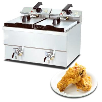 China Frying Chicken Factory Price French Fries Potato Fryer Commercial Stainless Steel Deep Fryer for sale