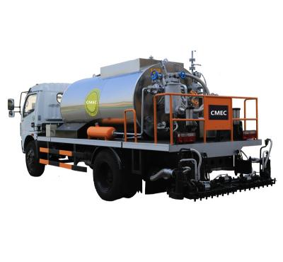 China Construction worksÂ   Automatic Bitumen Sprayer Asphalt Distributor Truck With Tank Capacity 5000L PLC for sale