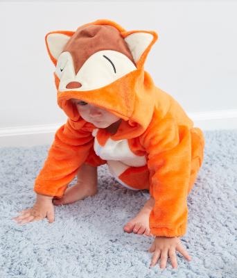 China Ready To Ship Ready To Ship FREE SAMPLE OEM Wholesale Kids Jumpsuits Infant Girls Boys Cosplay Clothes Newborn Winter Fox Baby Animal Rompers for sale