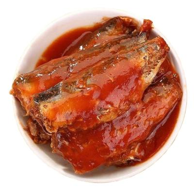 China Manufacturer Wholesale Premium Tomato Nutritious Sauce Canned Mackerel for sale