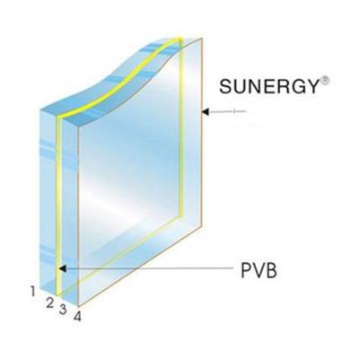 China Bathroom Clear Tempered Thickness Toughened Lamination Glass For Greenhouse for sale