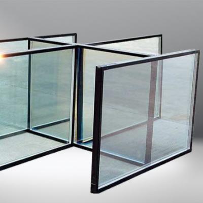 China Custom Bathroom Double Glass Panel Tempered Glass Insulating Glass Window for sale