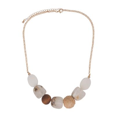 China FASHIONABLE Natural Raw Stone Necklace Irregular Pendant Necklace For Women for sale