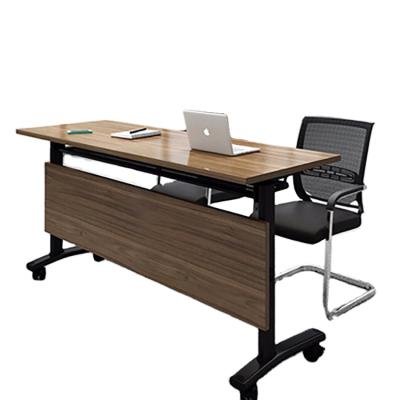 China (Height)Adjustable Office Furniture Meeting Room Folding Table Desk Forming Foldable Table With Wheels for sale