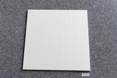 China Polished Finish Super White Porcelain Tile 600x600 Wear Resistant Modern Style for sale