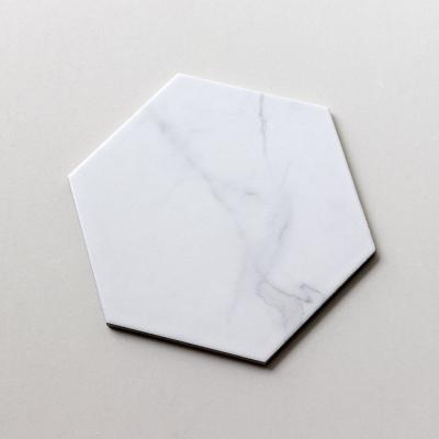 China De Decoratie Jazz White Hexagon Floor Tiles van de koffiewinkel Te koop