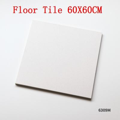 China 600*600 Bathroom Double Loading Tiles Designs Marble Effect Super White Porcelain Tiles for sale