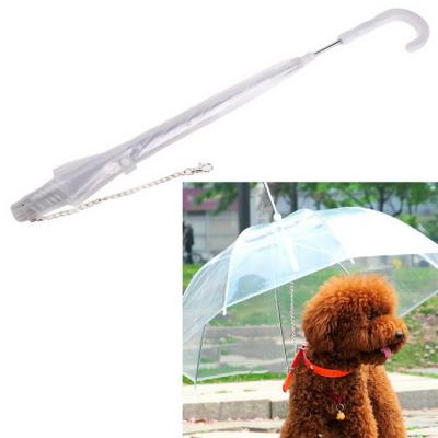 China All in 1 Transparent Waterproof Dog Umbrella for sale