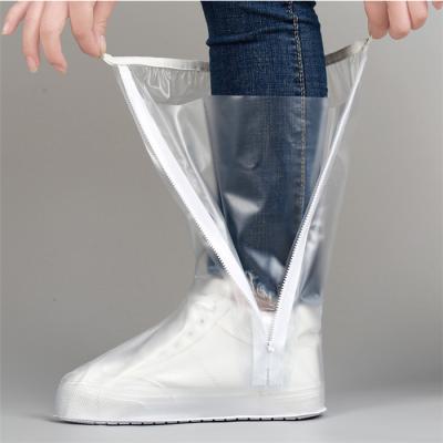 China Fashion Trend Knee Boot PVC Rain Shoe Outdoor Waterproof Cover for sale