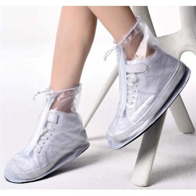 China Waterproof Dustproof Transparent Cheap Rain Boots PVC Rain Shoe Covers for sale