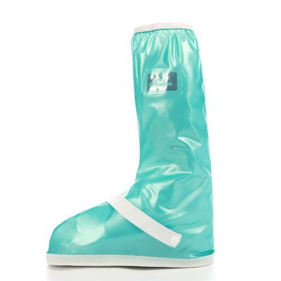 China Lightweight Waterproof Knee Boot PVC Rain Shoe Covers for sale