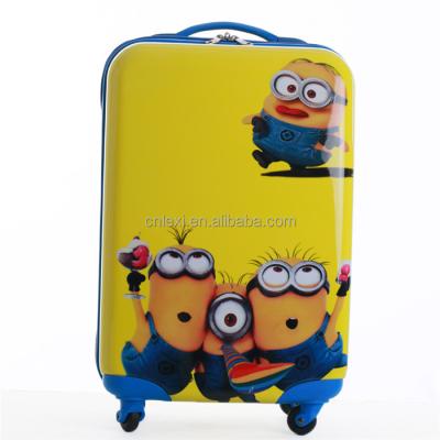 China Universal School Wheel Traveling ABS Kids Hard Shell Travel Bags Trolley Luggage for sale