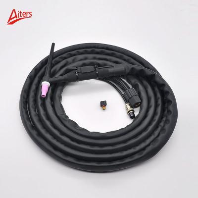 China TIG Air Cooled Torch Gun WP9 Argon Welding Torch 4M Cable Length with Parts WP9 Welding Complete Torch for sale