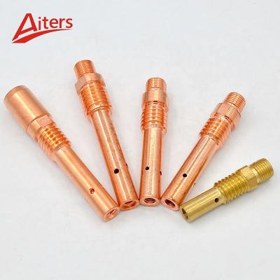 China MIG Torch for Panasonic 200A 350A 500A Contact Tip Holder Welding Torch parts Gas Nozzle Holder brass material for sale