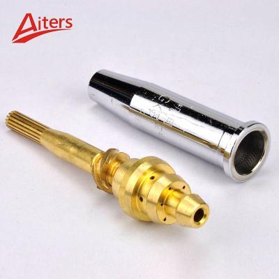 China Flame Cutting torch GK3 Split type Nozzle and Isobaric type torch tips Propane Gas Cutting Parts for sale