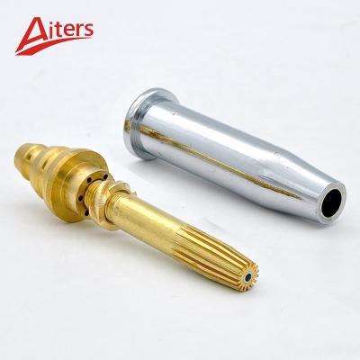 China GKJ3 Torch tips Strip Steel Core Flame Cutting Torch Nozzle with Steel Core Propane Gas Cutting Parts for sale