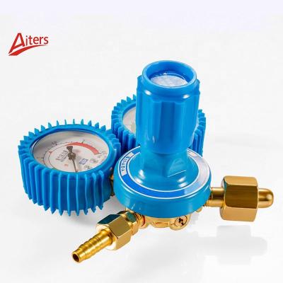 China O2 oxygen pressure regulator with gauge for welding parts M16x1.5 Threaded interface Welding accessories for sale