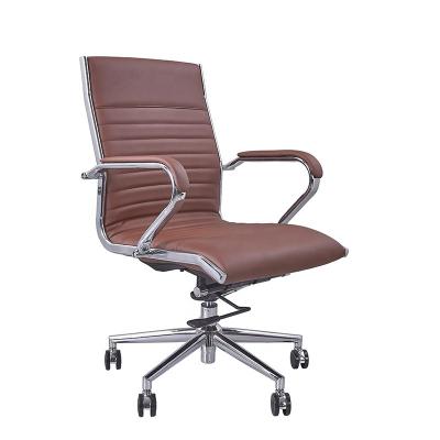 China Executive Chair Blue Red White Brown Black Leather PU Swivel Chair Luxury Executive Office Furniture for sale