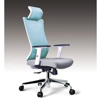 China (Height) Sillas De Oficina Sedia Ufficio Adjustable Fashion Design Swivel High Back Ergonomic Mesh Office Chair for sale