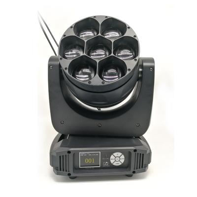 China Hot Selling High Brightness Beam Colorful Light Projectors Indoor Rotating Bee-Eyes Moving Head Led Light for sale