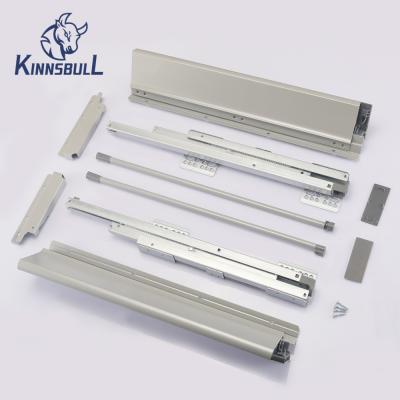 China Kingsbull Jieyang Modern Workmanship High Quality Hot Sale Metal Cashier Desk Push To Open Under Mount Drawer Slide for sale