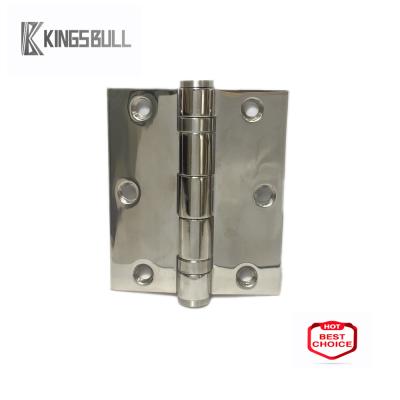 China Kinnsbull Modern Polishing Mirror 3.5 Inch Door SUS 201/304 Stainless Steel Common Door Hinge for sale