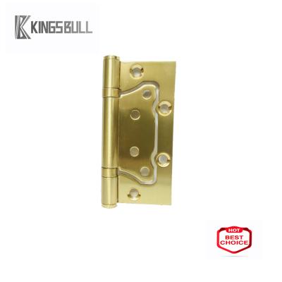 China Kinnsbull Modern 4 Inch SUS 201/304 Stainless Steel Flush Door Hinge 2 Ball Bearing Door Hinge for sale