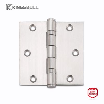 China Kinnsbull Modern High Quality 3.5 Inch SUS 304/201 Stainless Steel Furniture Door Hinges for sale